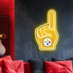 Pittsburgh Steelers Neon Sign Nfl Foam Finger 1