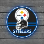 Pittsburgh Steelers Neon Sign Nfl Helmet Acrylic 1