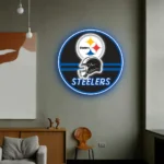 Pittsburgh Steelers Neon Sign Nfl Helmet Acrylic 1