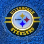 Pittsburgh Steelers Neon Sign Pitt Steelers Art 1