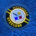 Pittsburgh Steelers Neon Sign Pitt Steelers Art 1