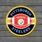 Pittsburgh Steelers Neon Sign Rugby Acrylic 1