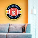 Pittsburgh Steelers Neon Sign Rugby Acrylic 1