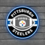 Pittsburgh Steelers Neon Sign Stylish Rugby Acrylic 1