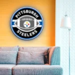 Pittsburgh Steelers Neon Sign Stylish Rugby Acrylic 1