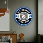 Pittsburgh Steelers Neon Sign Stylish Rugby Acrylic 1
