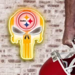 Pittsburgh Steelers Neon Sign The Punisher 1