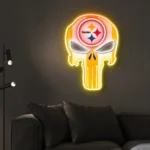 Pittsburgh Steelers Neon Sign The Punisher 1