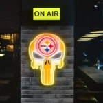 Pittsburgh Steelers Neon Sign The Punisher 1
