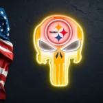 Pittsburgh Steelers Neon Sign The Punisher 1