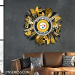 Pittsburgh Steelers Neon Sign Wreath 1