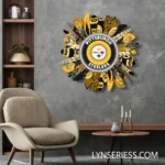 Pittsburgh Steelers Neon Sign Wreath 1