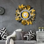 Pittsburgh Steelers Neon Sign Wreath 1