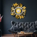 Pittsburgh Steelers Neon Sign Wreath 1