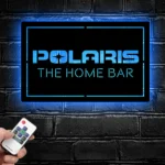 Polaris Metal Sign Custom Snowmobile 1
