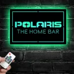 Polaris Metal Sign Custom Snowmobile 1