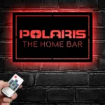 Polaris Metal Sign Custom Snowmobile 1