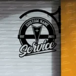 Pontiac Metal Sign Bespoke Logo Metal Hanging Sign Car Garage Decor 1
