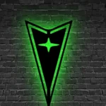 Pontiac Metal Sign Logo Car 1