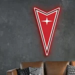 Pontiac Neon Sign Logo 1