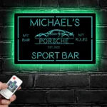 Porsche Metal Sign Custom Car 1