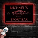 Porsche Metal Sign Custom Car 1