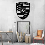 Porsche Metal Sign Logo Car 1