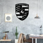 Porsche Metal Sign Logo Car 1