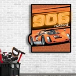 Porsche Neon Sign 906 Poster 1