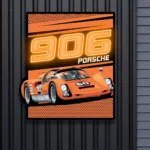 Porsche Neon Sign 906 Poster 1
