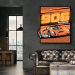 Porsche Neon Sign 906 Poster 1