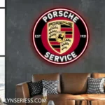 Porsche Neon Sign Super Car 1