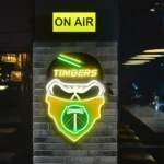 Portland Timbers Neon Sign Fc Skull 1