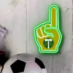 Portland Timbers Neon Sign Mls Fc Foam Finger 1