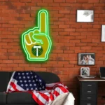 Portland Timbers Neon Sign Mls Fc Foam Finger 1