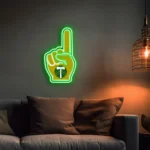 Portland Timbers Neon Sign Mls Fc Foam Finger 1