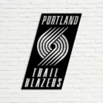 Portland Trail Blazers Metal Sign Logo 1