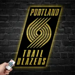 Portland Trail Blazers Metal Sign Logo 1