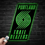 Portland Trail Blazers Metal Sign Logo 1