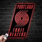Portland Trail Blazers Metal Sign Logo 1