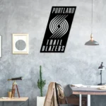 Portland Trail Blazers Metal Sign Logo 1
