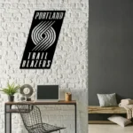 Portland Trail Blazers Metal Sign Logo 1
