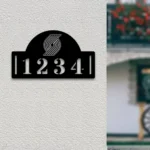 Portland Trail Blazers Metal Sign Nba Metal House Number Sign 1