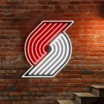 Portland Trail Blazers Neon Sign Blazers Arc Mark 1