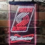 Portland Trail Blazers Neon Sign Budweiser Nba 1