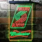 Portland Trail Blazers Neon Sign Budweiser Nba 1