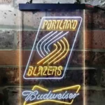 Portland Trail Blazers Neon Sign Budweiser Nba 1