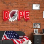 Portland Trail Blazers Neon Sign Dripping Dope 1