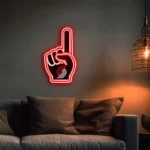 Portland Trail Blazers Neon Sign Nba Foam Finger 1
