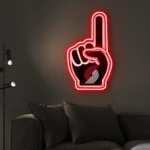 Portland Trail Blazers Neon Sign Nba Foam Finger 1